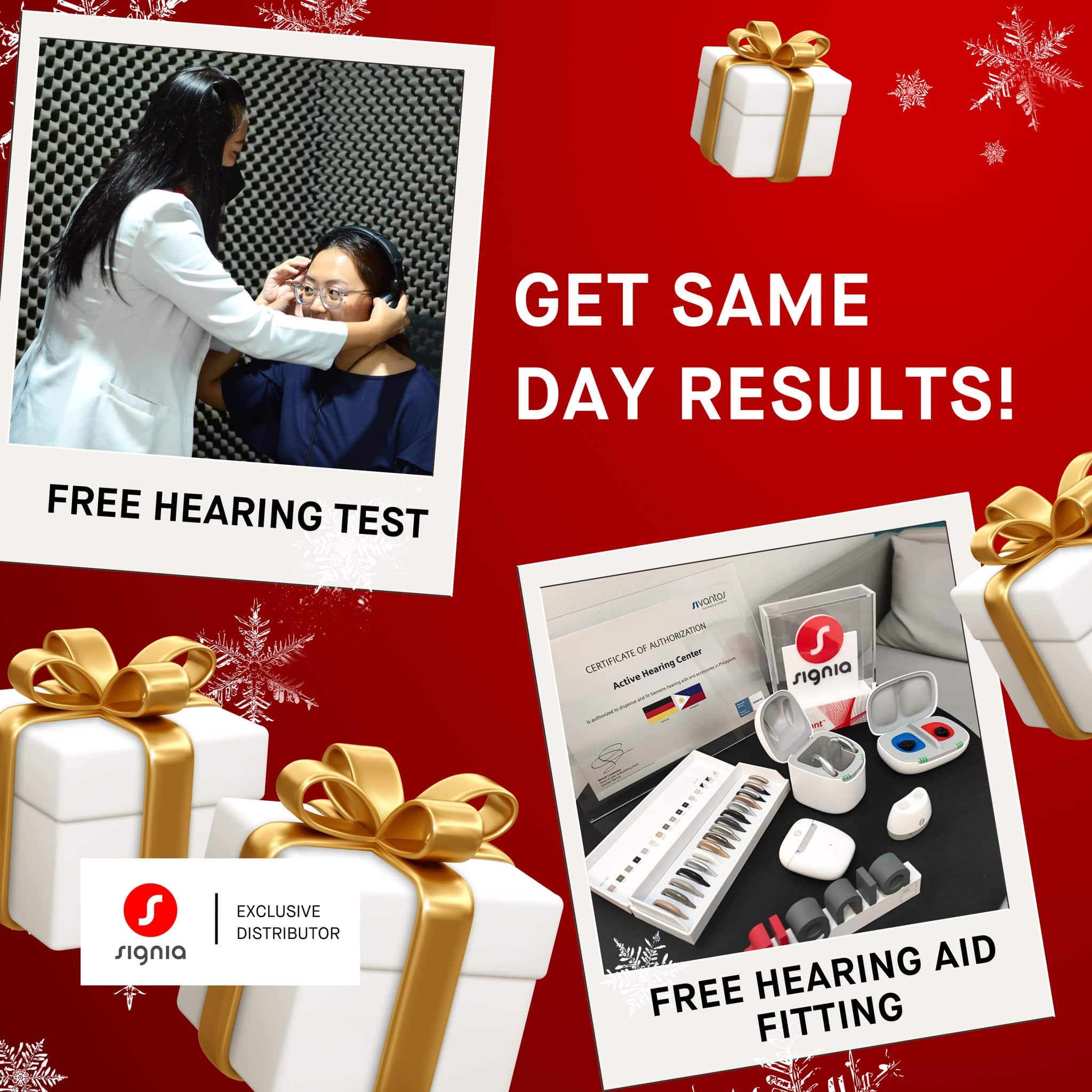 free hearing aid fitting