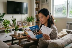 filipino-woman-reading-widex-information